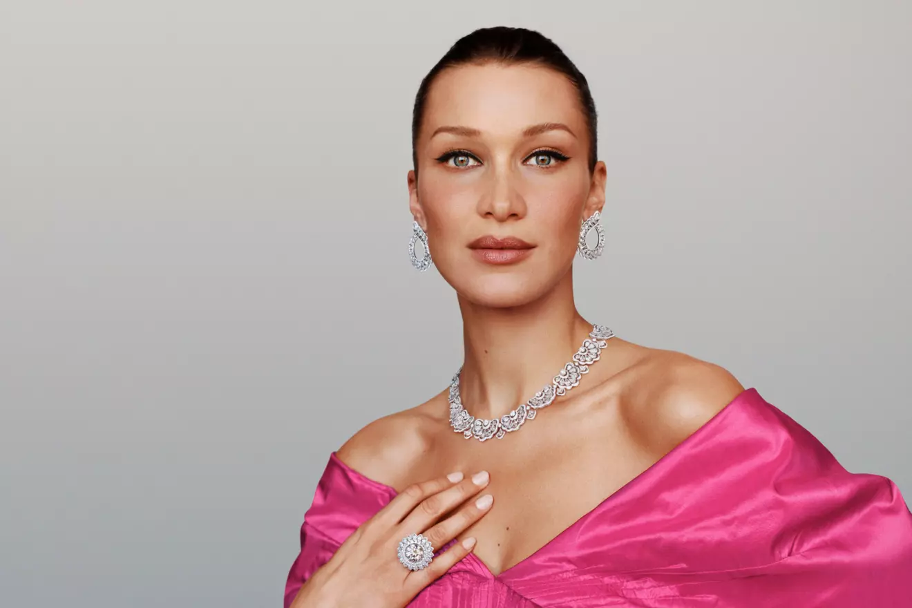 bella hadid, chopard