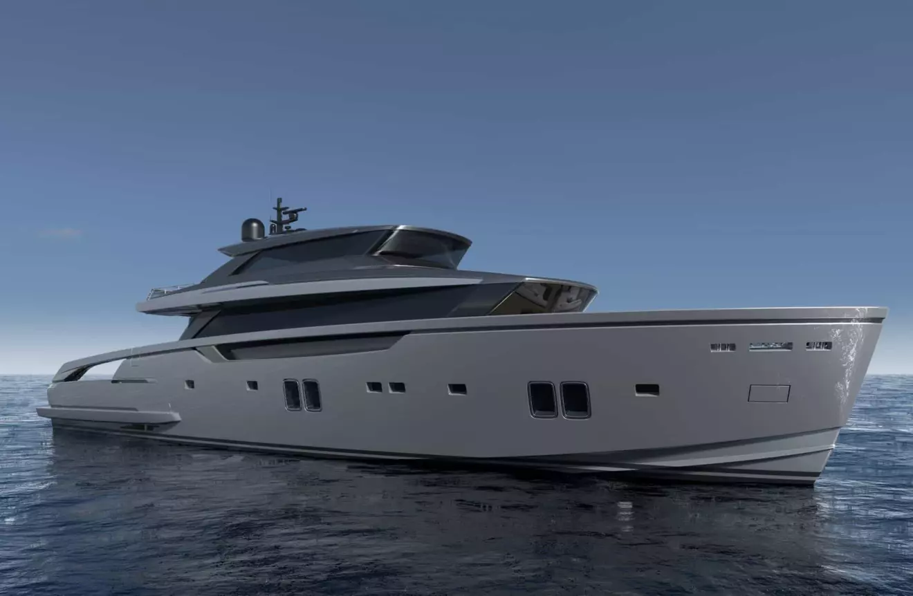 Sanlorenzo SX112 Side View 01