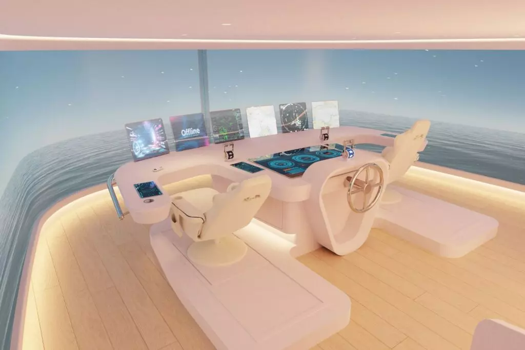 Feadship koncept lukuszune jahte koju pokreće AI