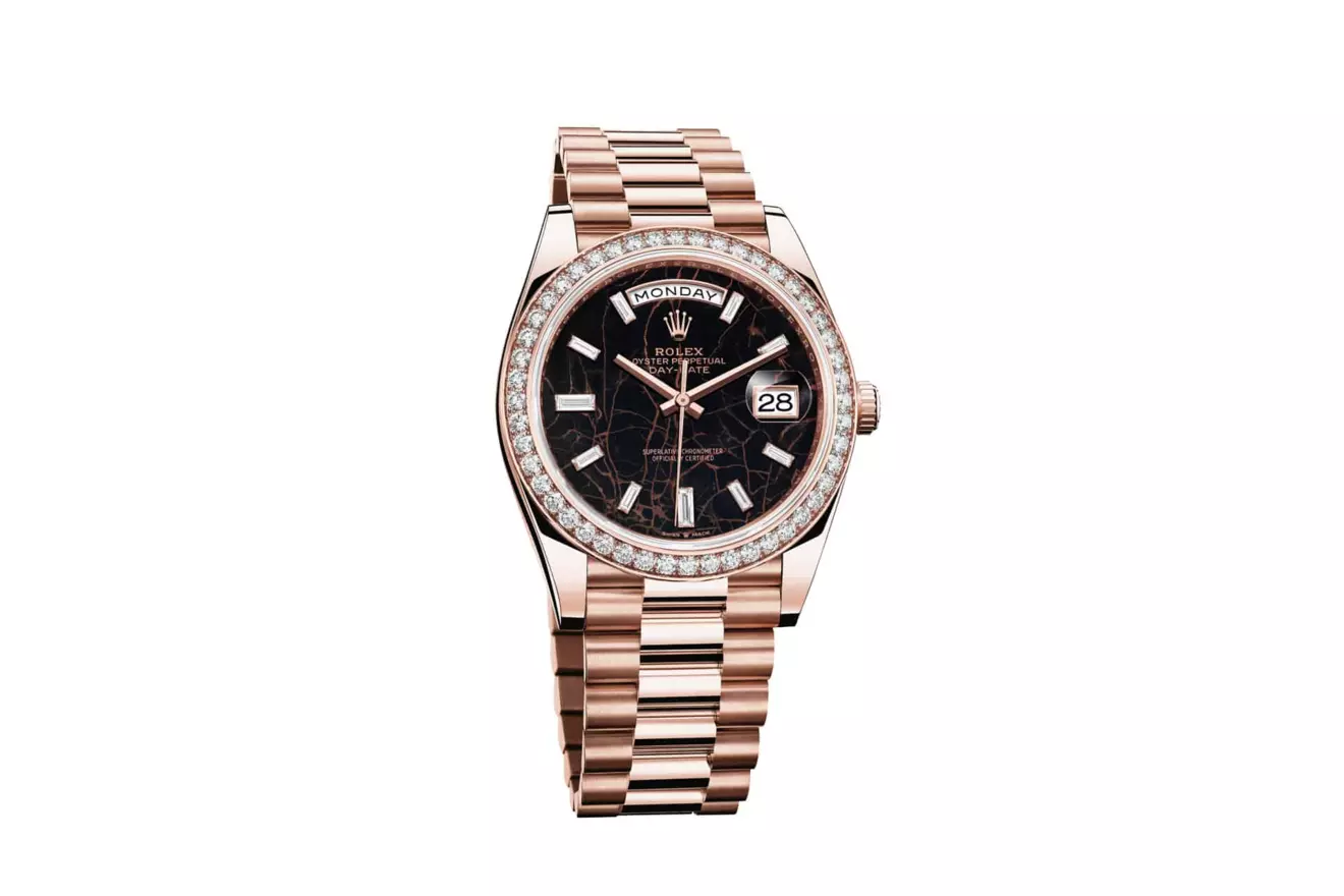 Ovo je fotografija Rolex Oyster Perpetual Day-Date 40 zlatnisatovi
