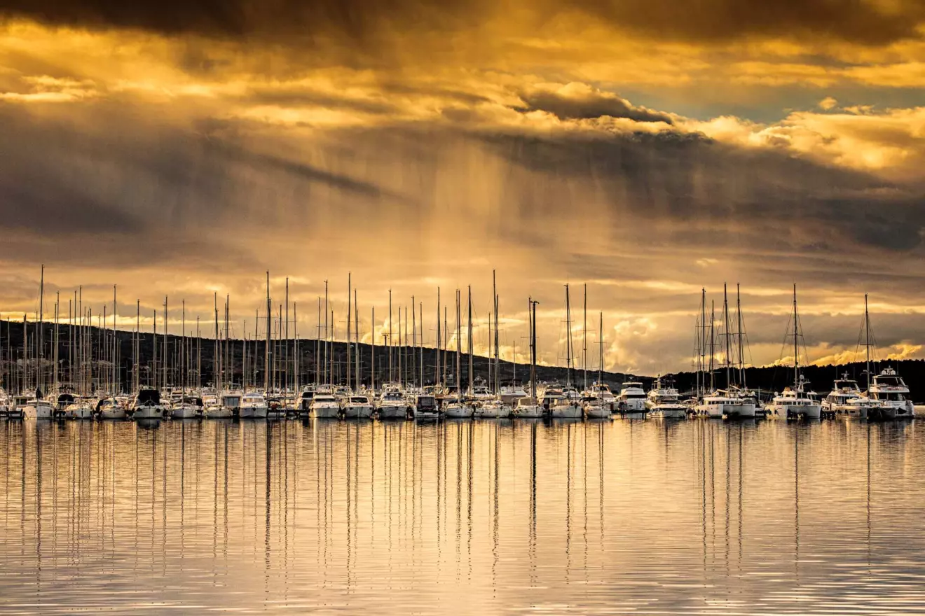 Marina Punat sailing boats