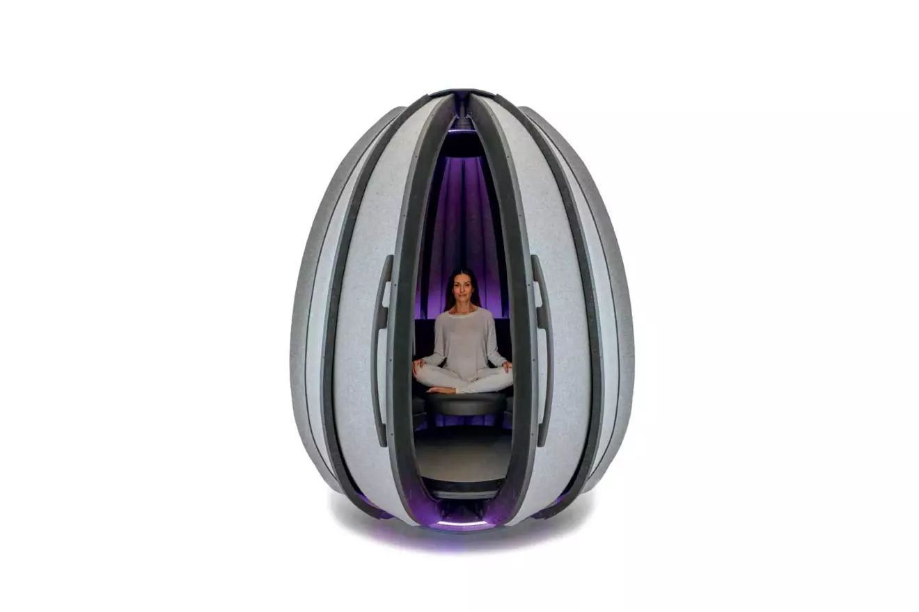 Ovo je fotografija kapsule za meditaciju OpenSeed