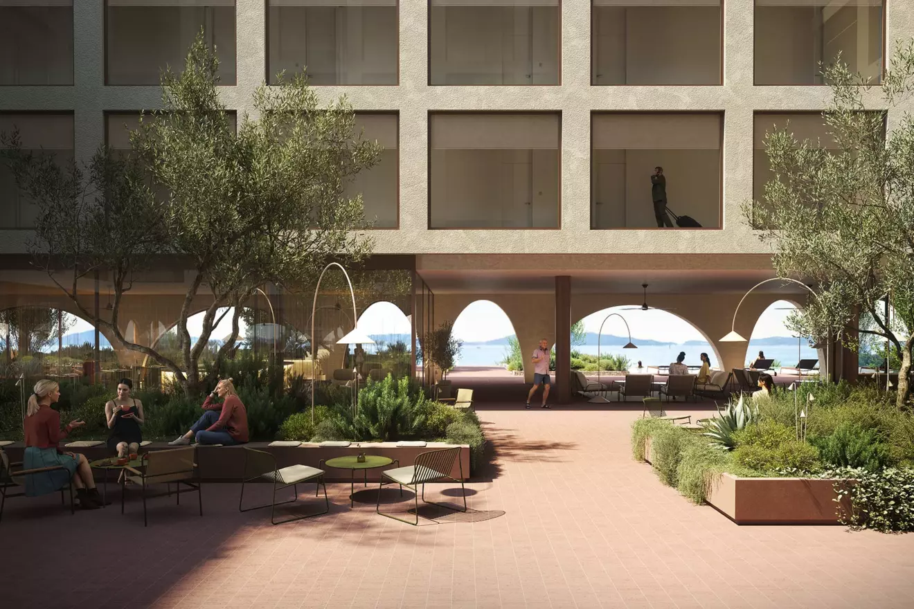 novi hotel, kastel stari, odien