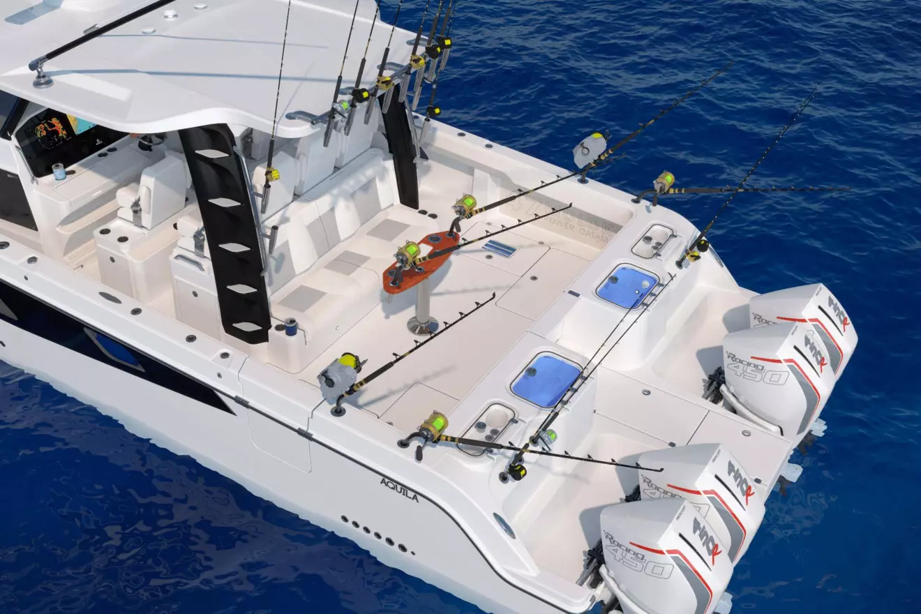 motorni katamaran aquila 47 molokai 