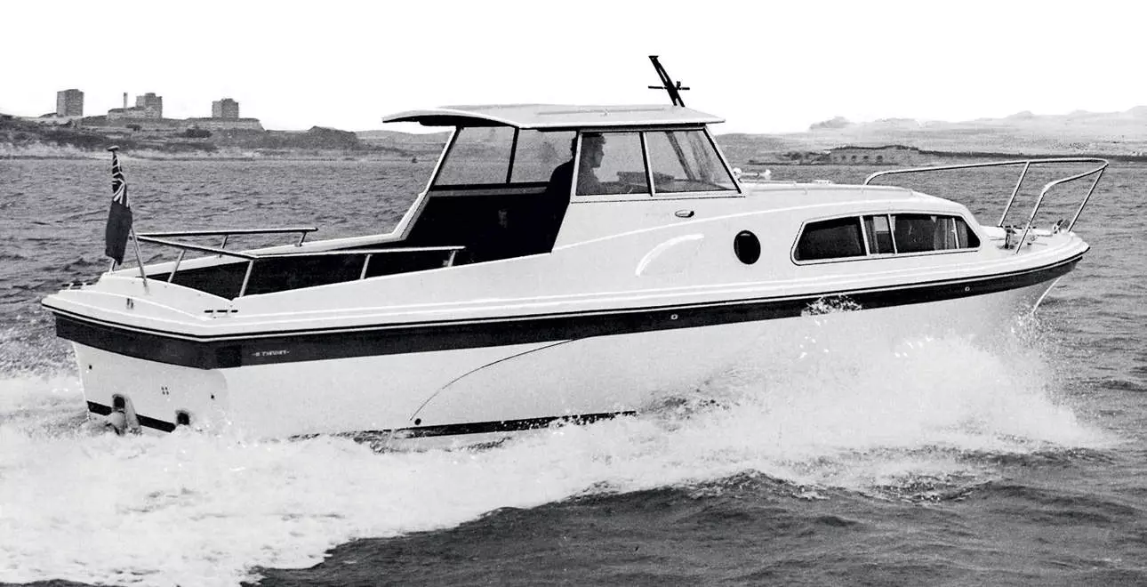 One of the first Princess Yachts models