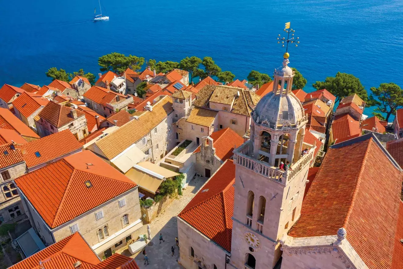 town Korcula Croatia