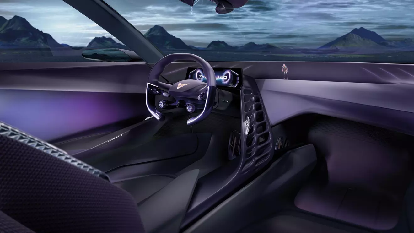CUPRA DarkRebel upravljačka konzola