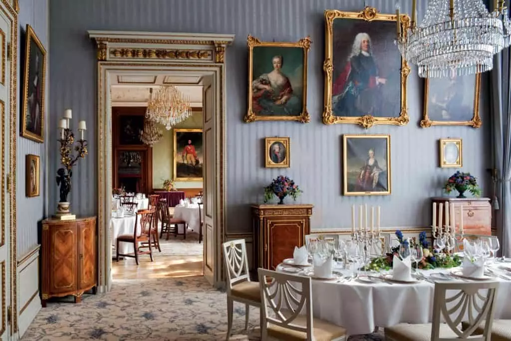 Interijer salona dvorca Schlosshotel Kronberg u Njemačkoj