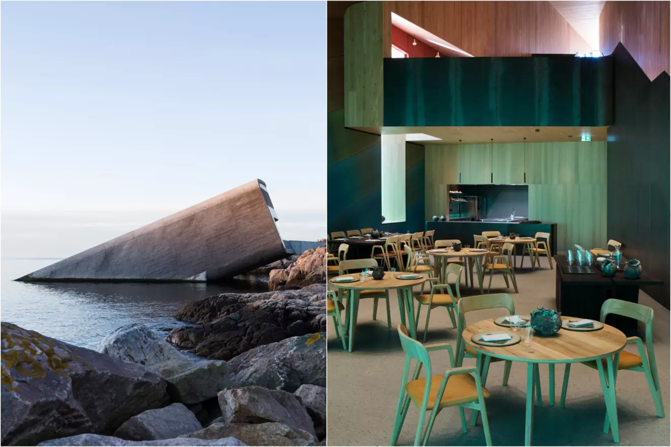 podvodni restoran under, norve&scaron;ka