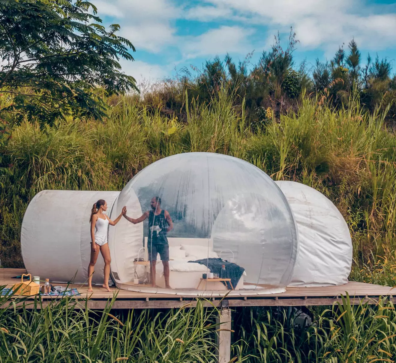 Ovo je fotografija Basecamp Bali, bubble hotel