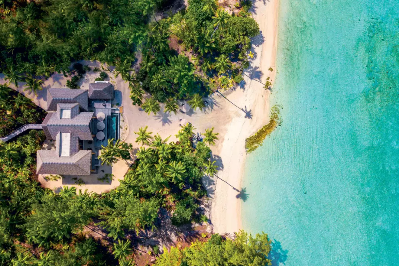 ovo je fotografija resort Brando privatni otoci