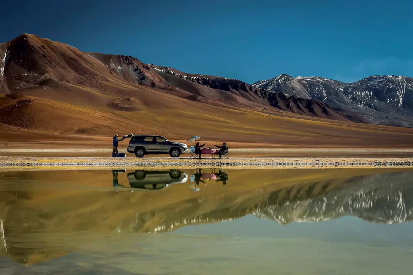 Ovo je fotografija smještaj u pustinji Atacama daleka putovanja