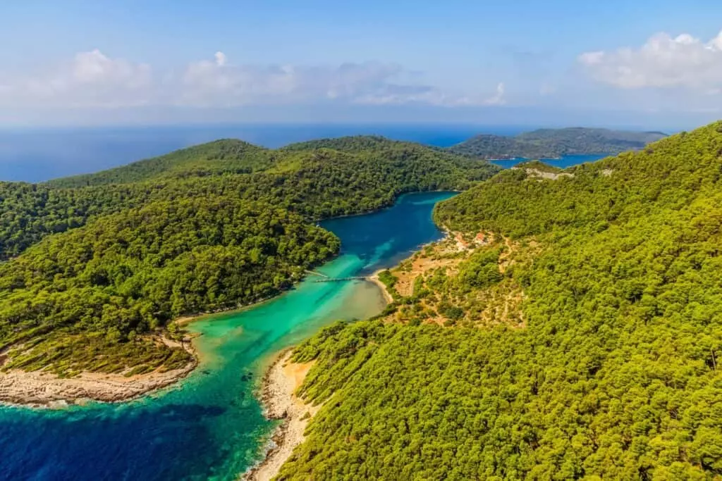 uvala soline, otok mljet