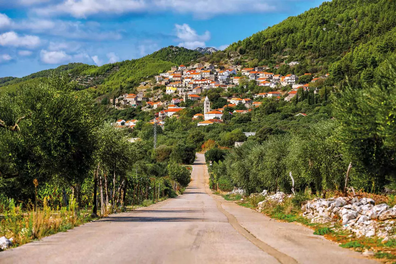 mjesto čara na otoku korčuli
