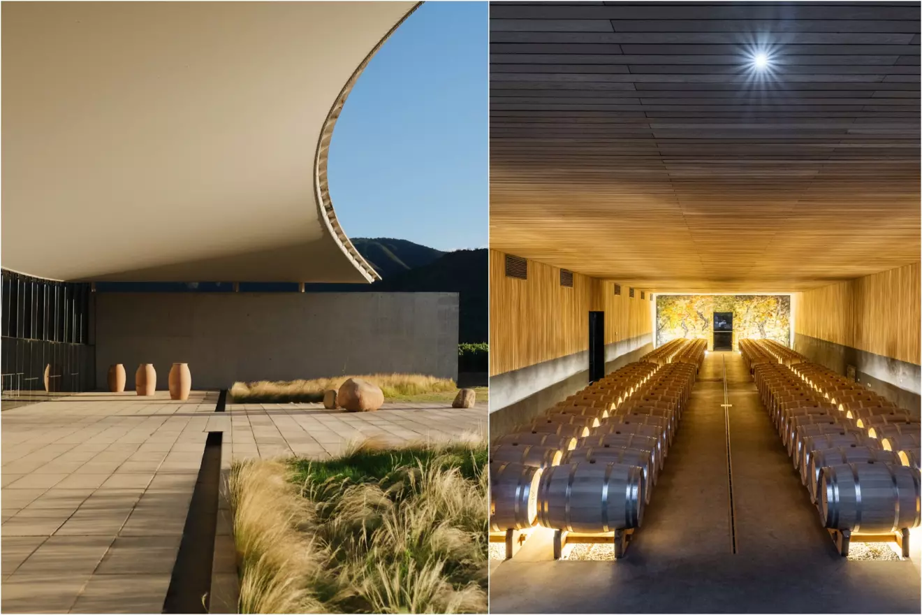 winery architecture, vik, chile