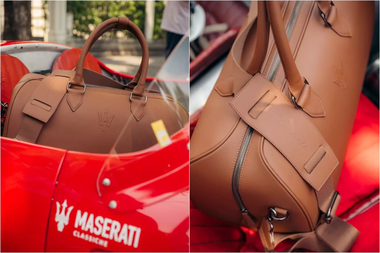 Maserati Weekend Bag, kožna putna torba