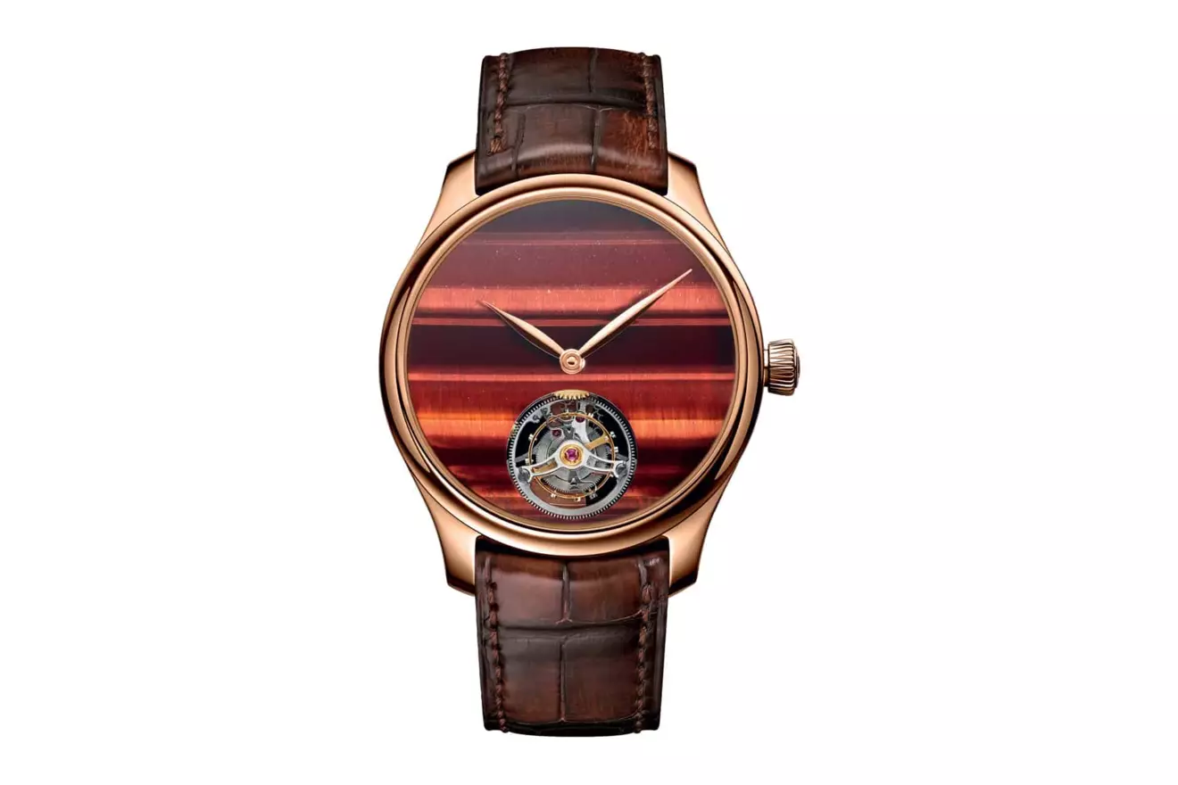 Ovo je fotografija Endeavour Tourbillon Ox’s Eye Automatic 40mm 18k Red Gold zlatni satovi