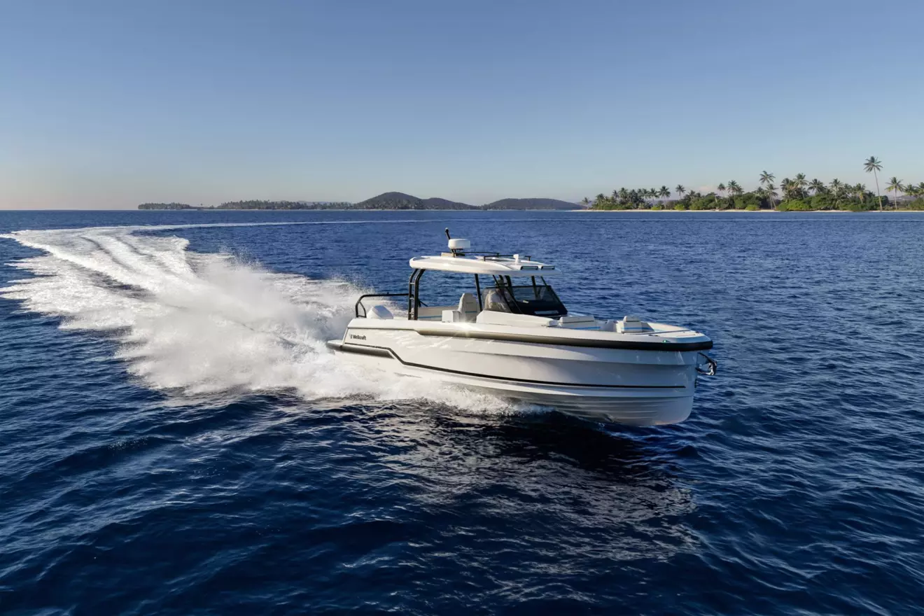 WELLCRAFT 33 T-TOP - side view running.jpg