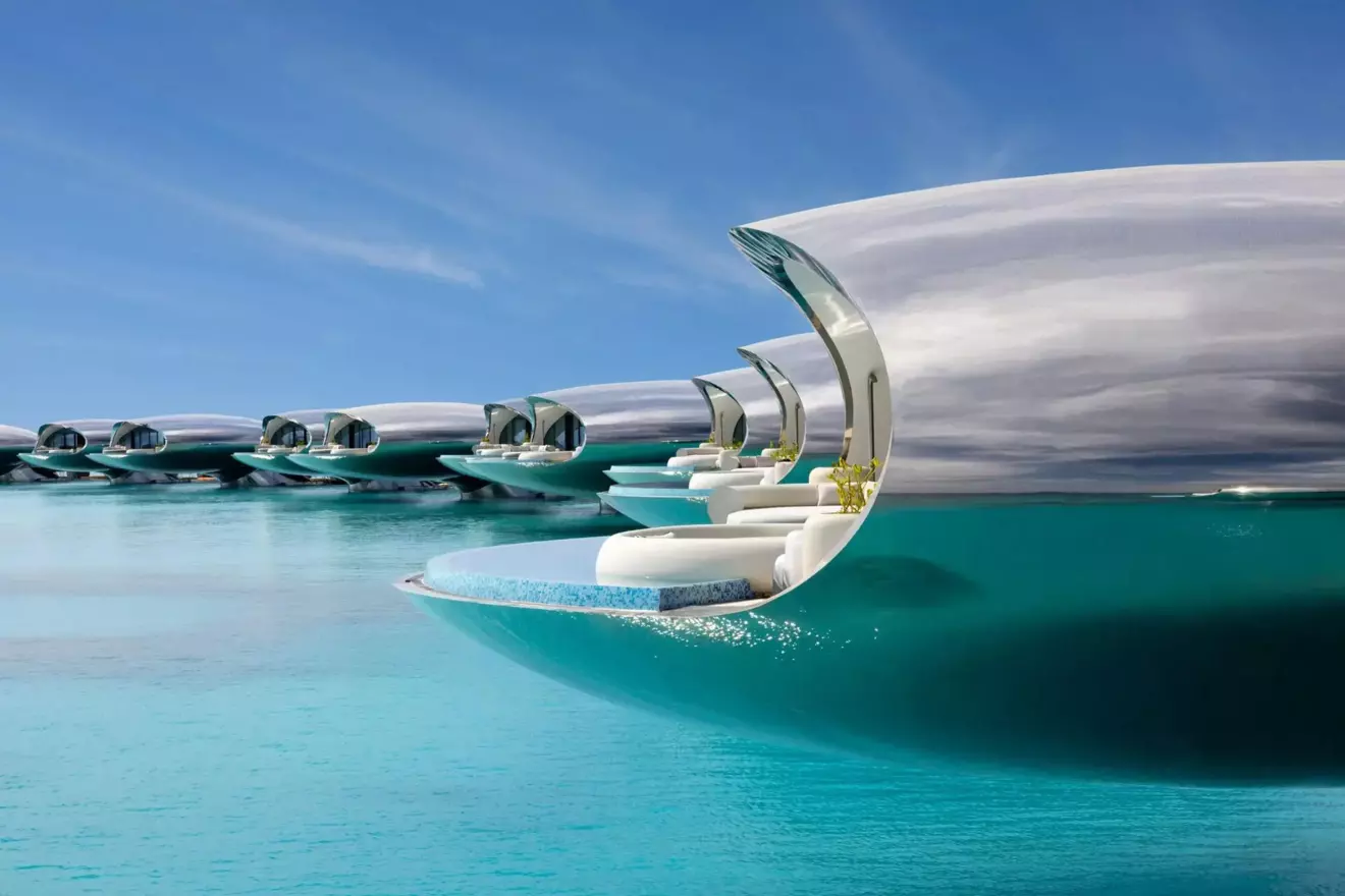 Shebara Resort, futurističke vile