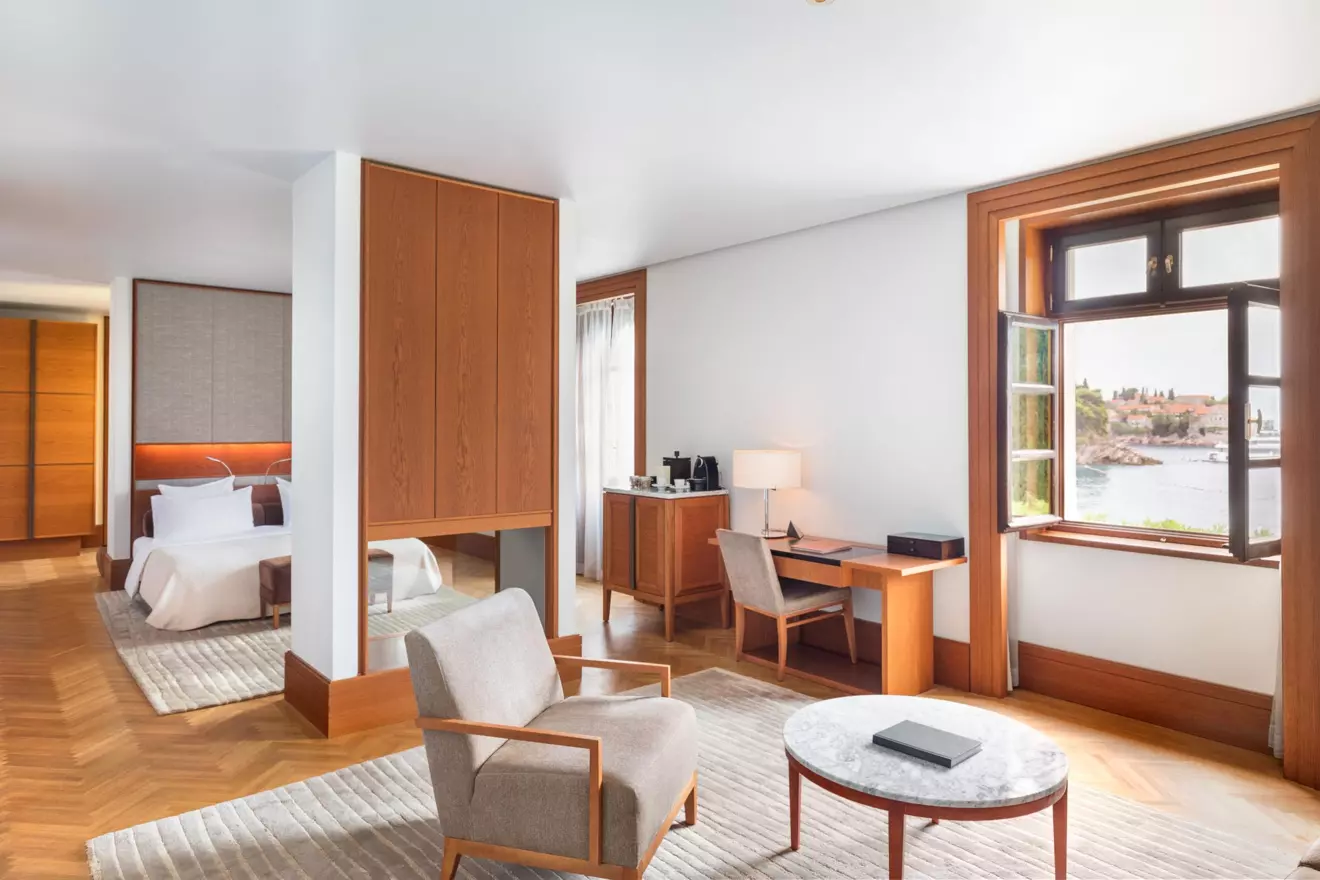 vila miločer, suite s pogledom na sveti stefan