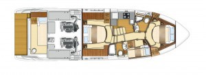 Azimut 50 Fly plan