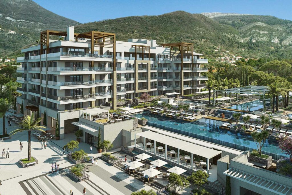 baia kompleks rezidencija porto montenegro