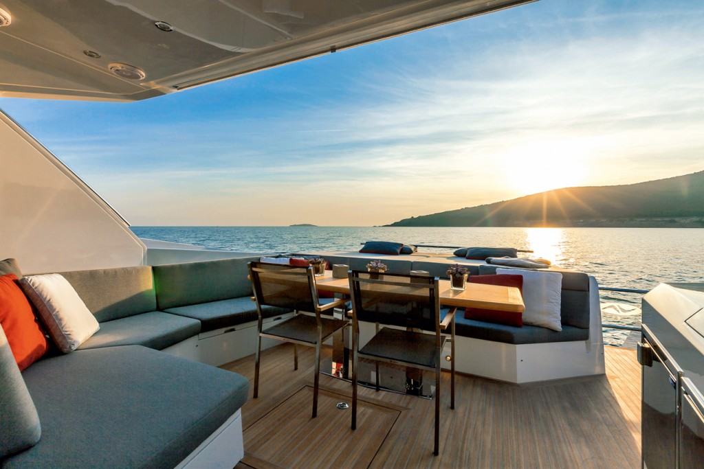 Turkish yacht aft deck