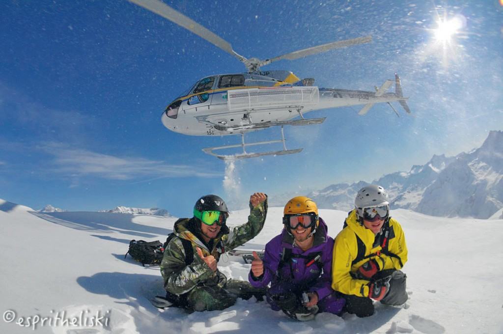 Heliskiing