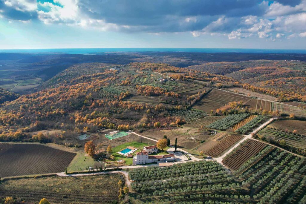 stancija baracija i okolica iz zraka