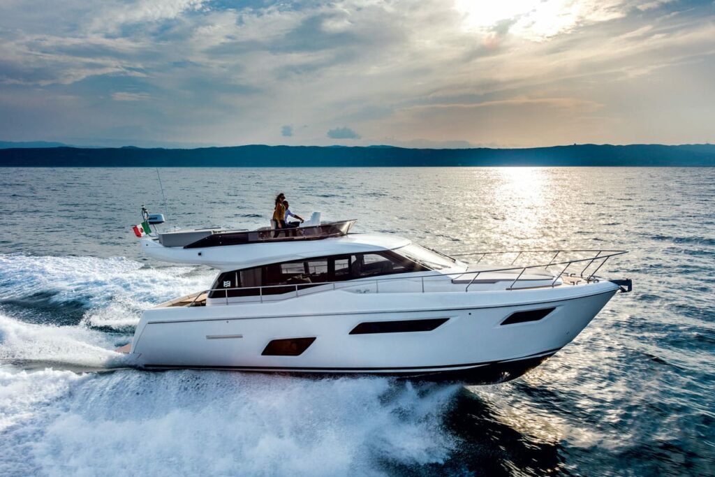 ferretti 450 u plovidbi