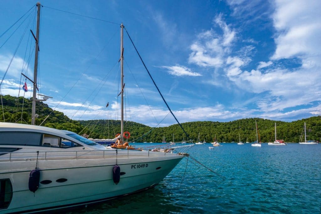 Uvala Polače na otoku Mljetu južni jadran