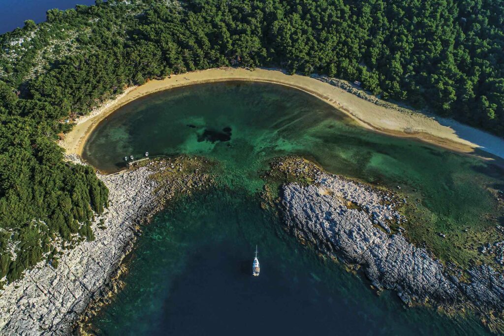 plaža blaca na mljetu