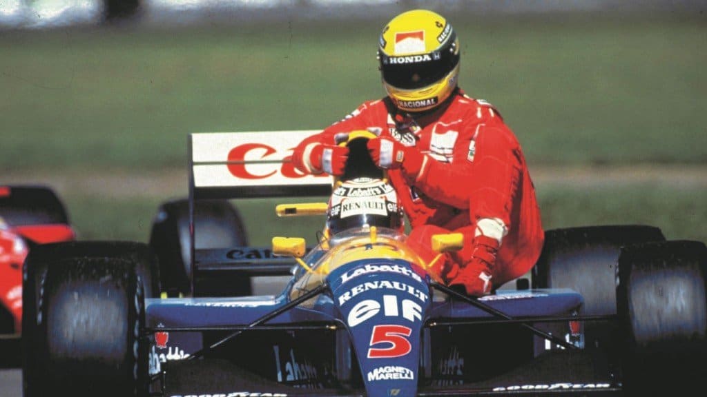 Ayrton Senna i Nigel Mansell