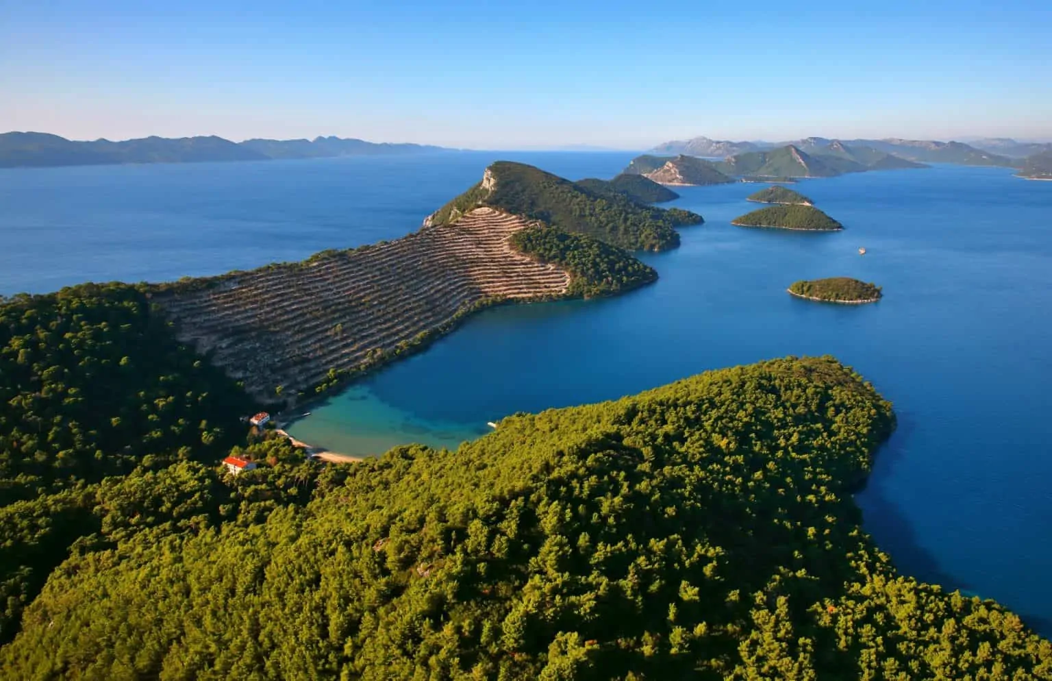 otok Jakljan u Elafitima južni jadran