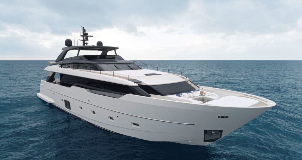 Sanlorenzo SL96 Pogled S Pramca