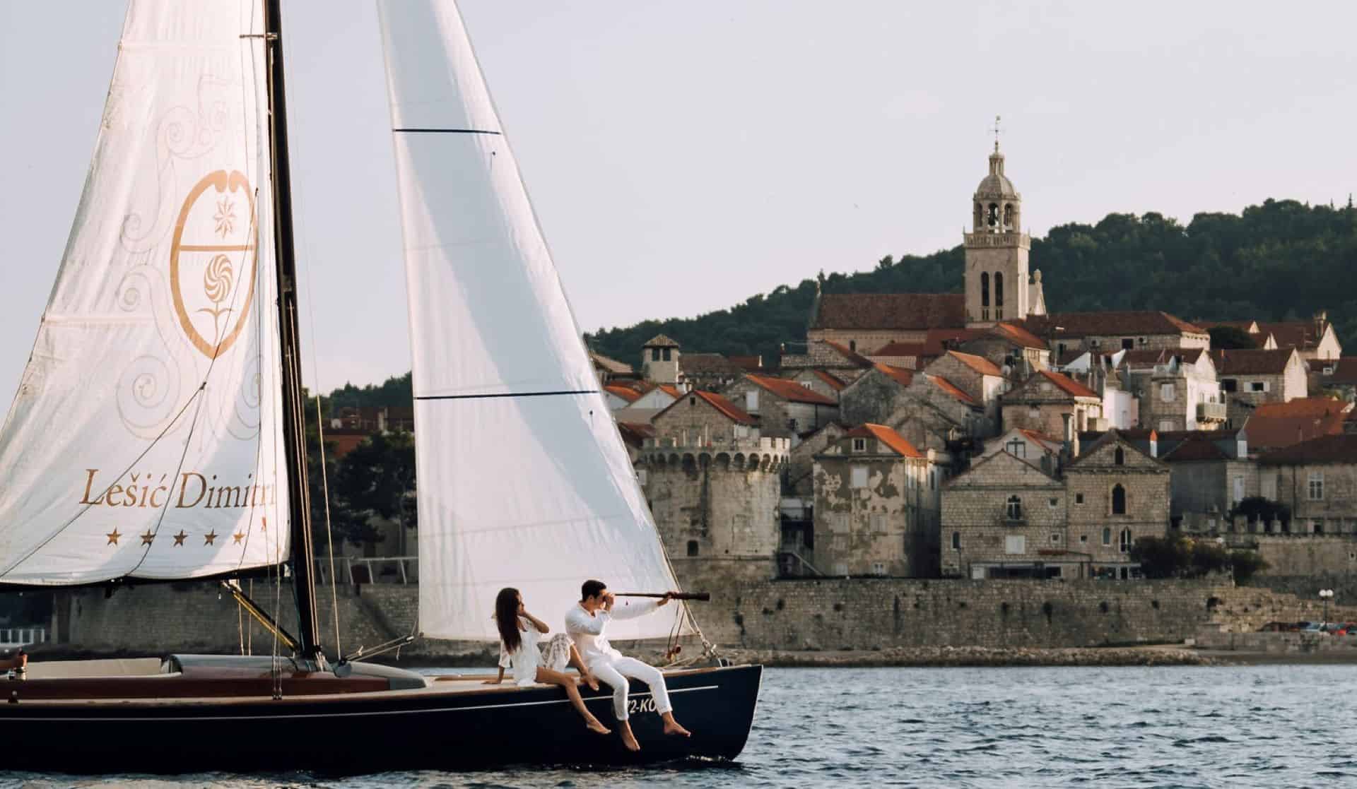 island of Korcula yacht