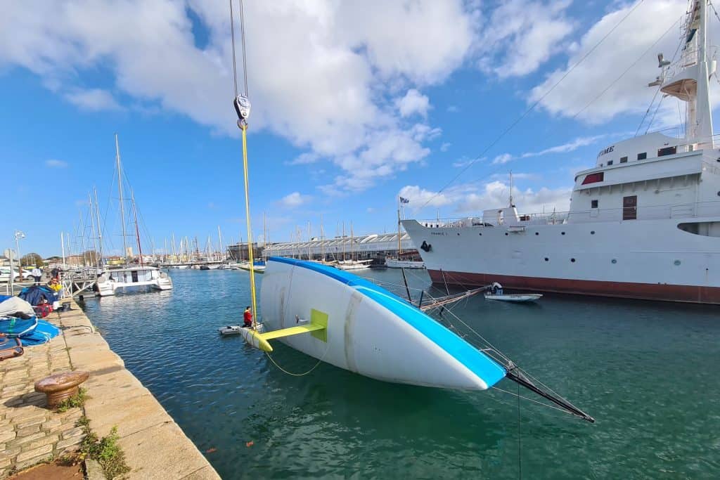 This is a photograph of Optimus Prime Testing in La Rochelle