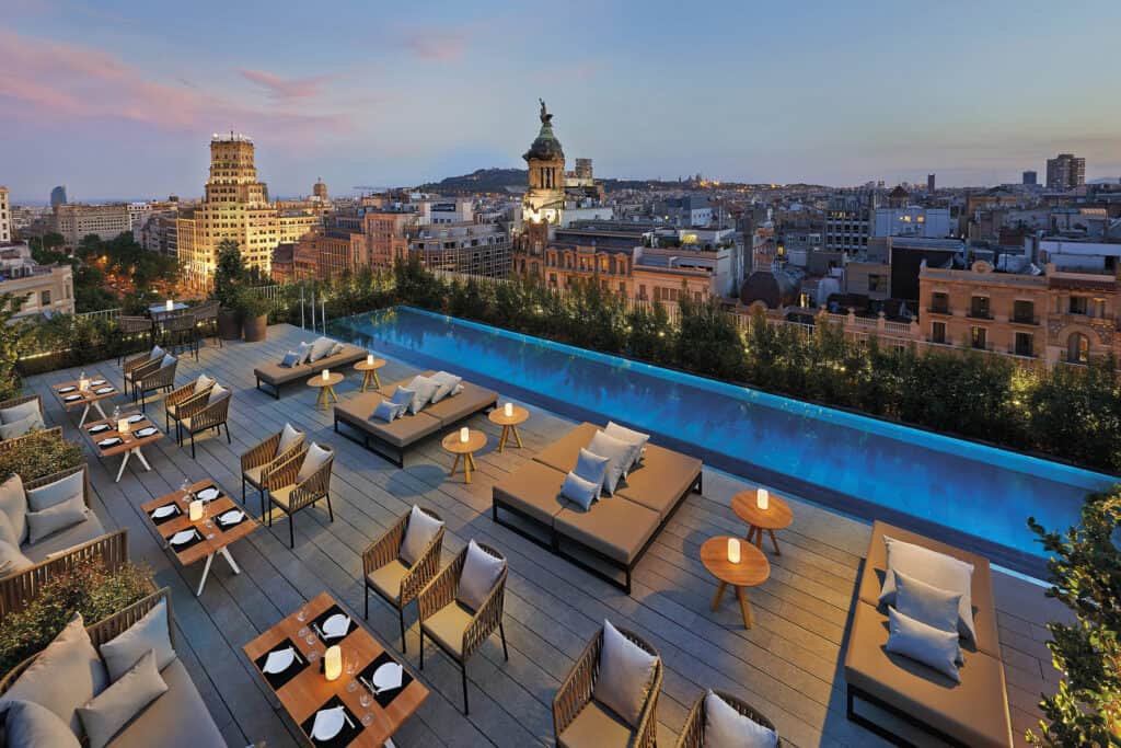 Ovo je fotografija Mandarin oriental Hotela Barcelona pogled