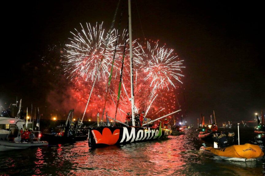 Ovo je fotografija Vendee Globe zavrsetak regate