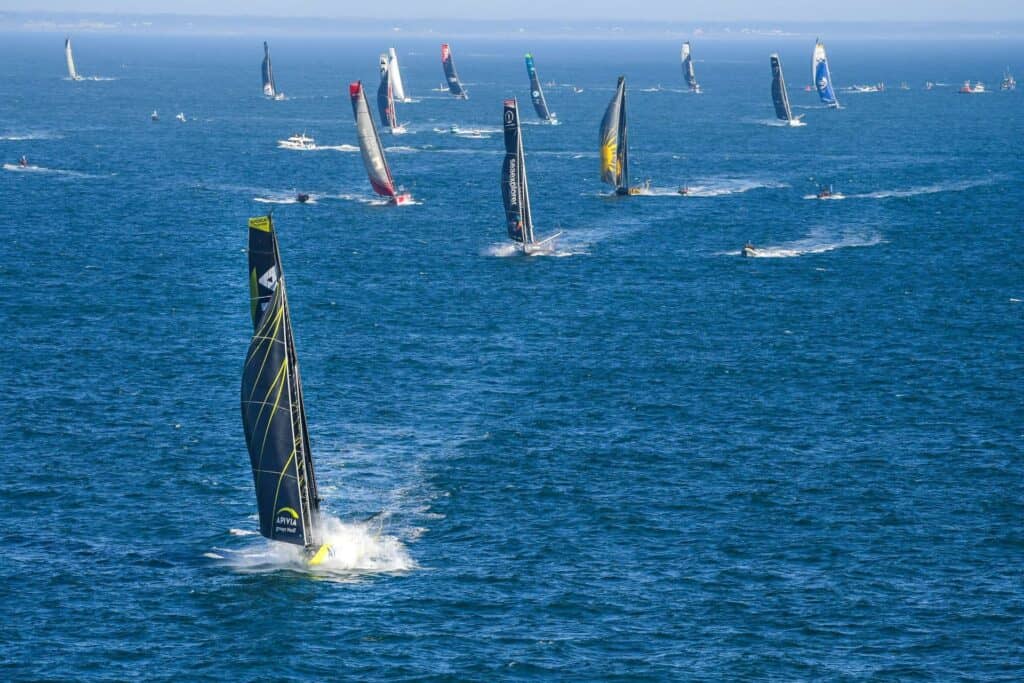 Ovo je fotografija start Vendee Globea