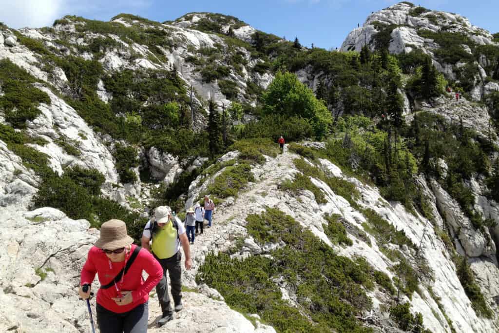 Ovo je slika Premužićeva staza planinarenje