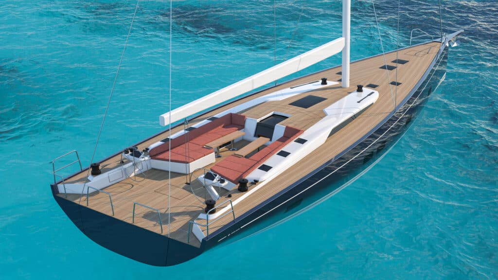 This is photo of a new yacht Grand Soleil 72