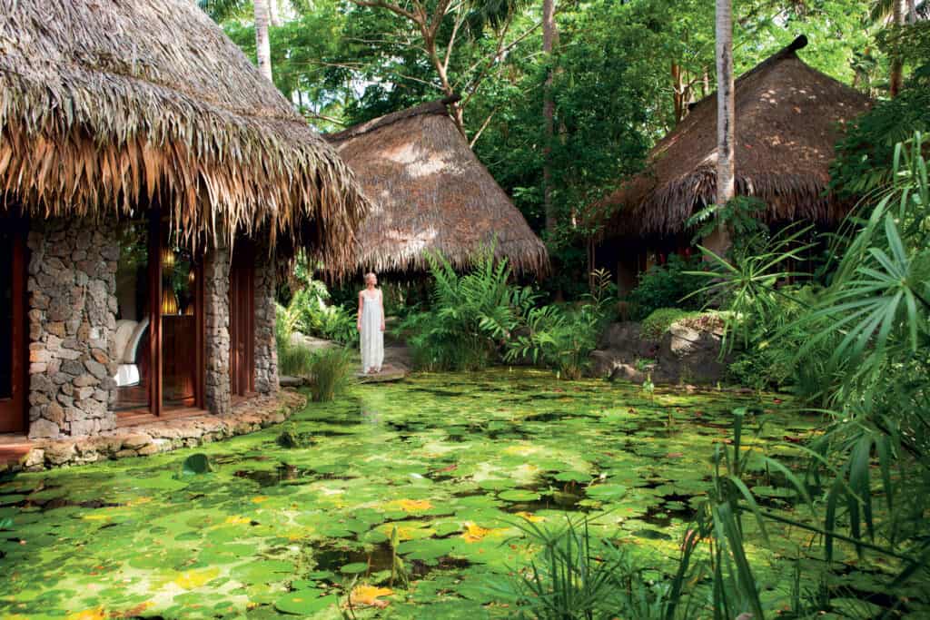 This is photo of a Spa at Laucala, Fiji 