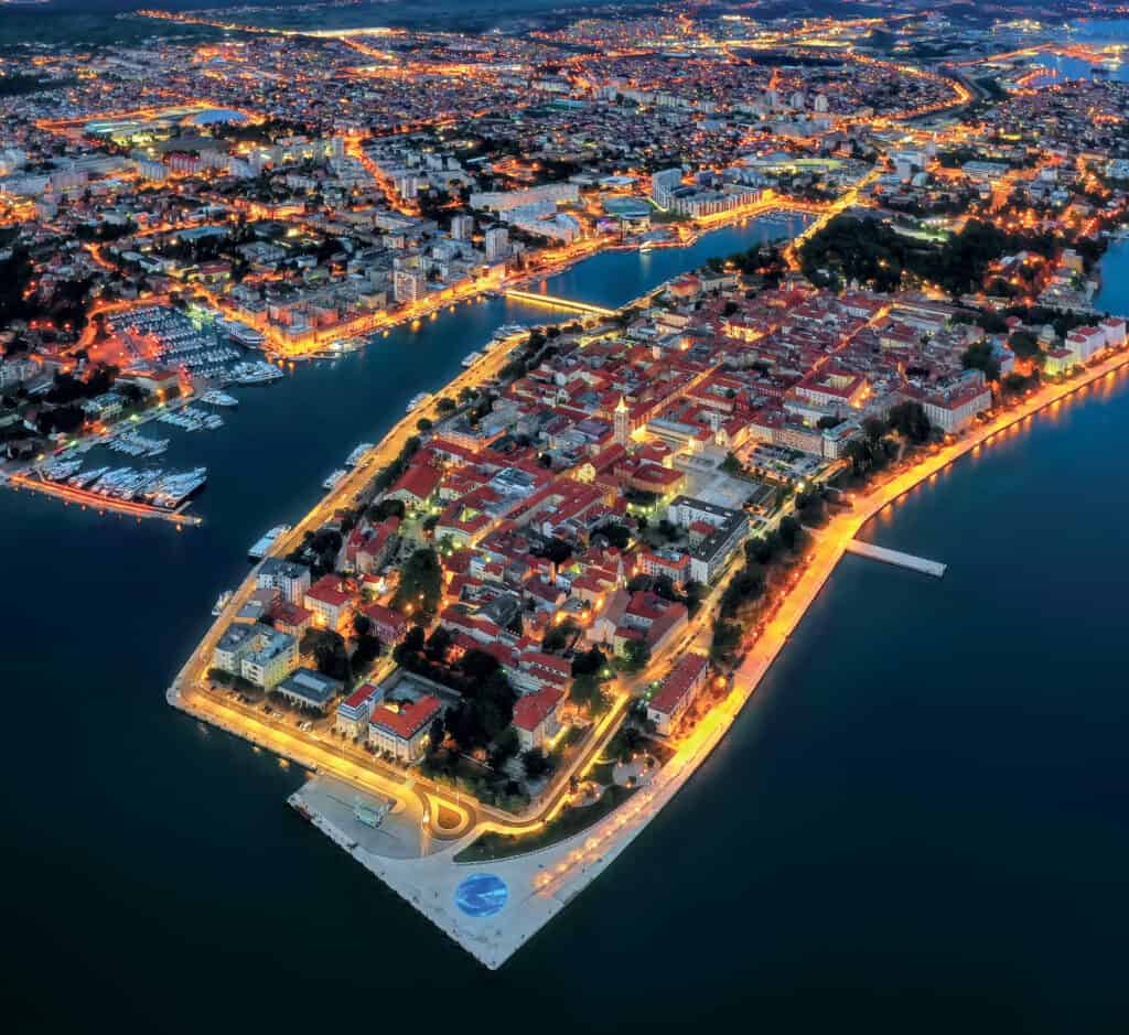 This is photo of a Zadar town