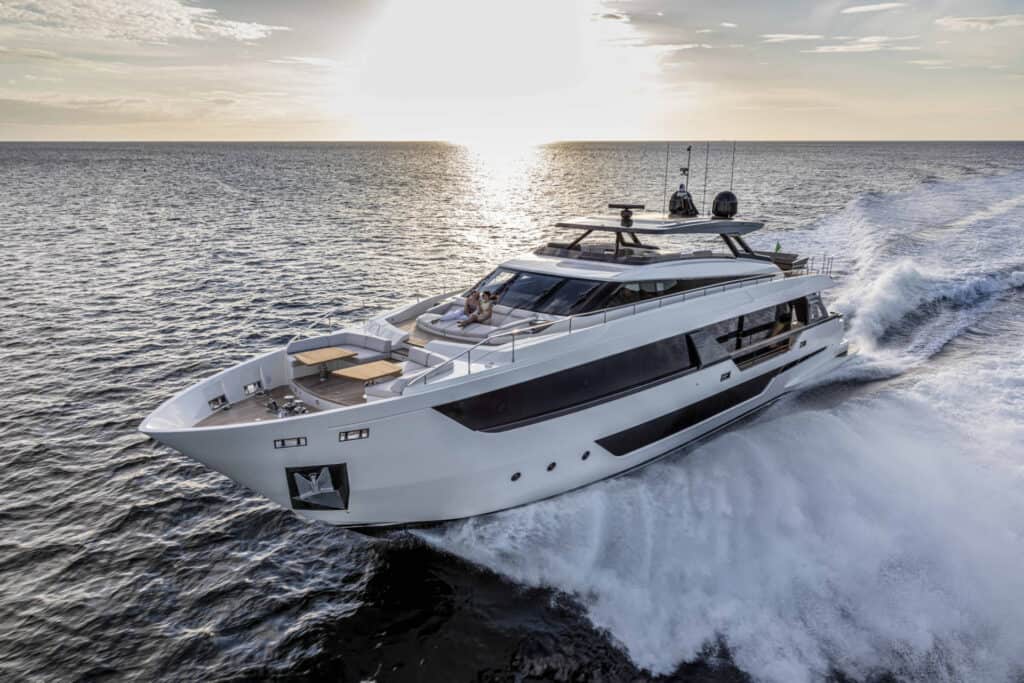 This is photo of a Ferretti Yachts 1000