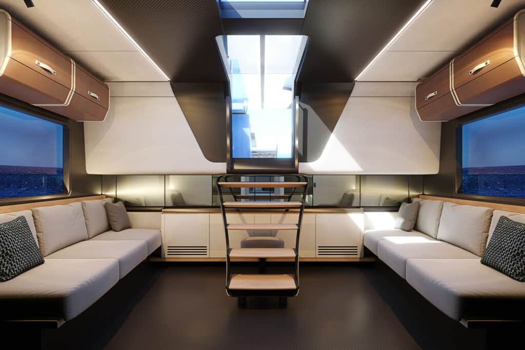 This is photo of a interior at 58wallypower project