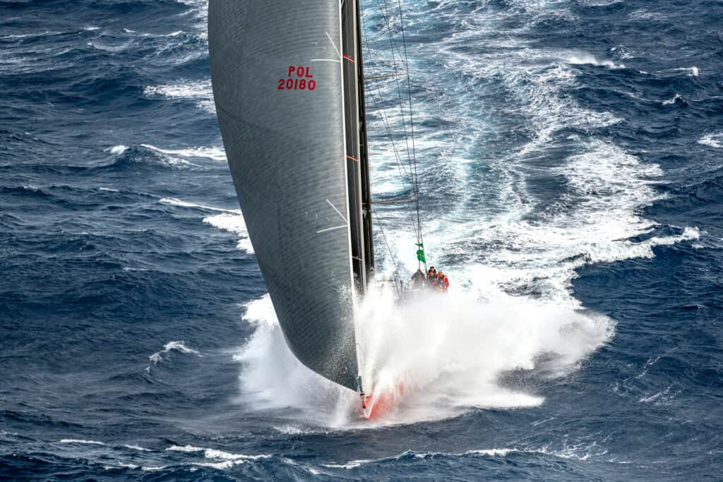 Ovo je fotografija s regate Rolex Middle Sea Race 2021