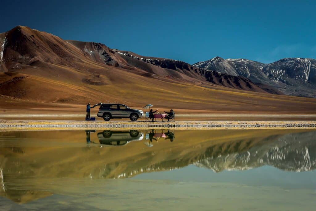 Ovo je fotografija smještaj u pustinji Atacama daleka putovanja