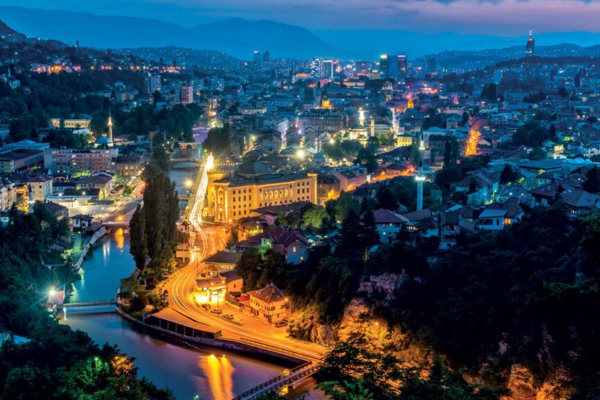 Ovo je fotografija sarajevo panorama