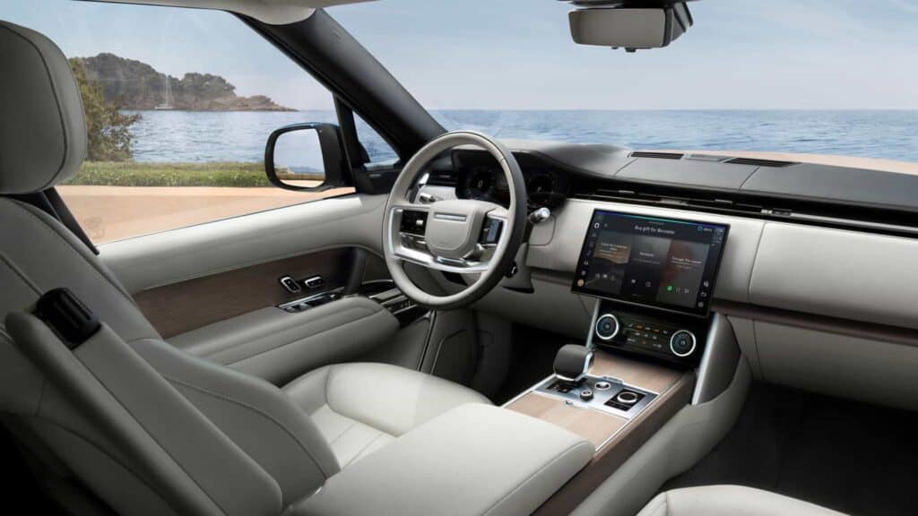 Ovo je fotografija novi Range Rover unutrašnjost